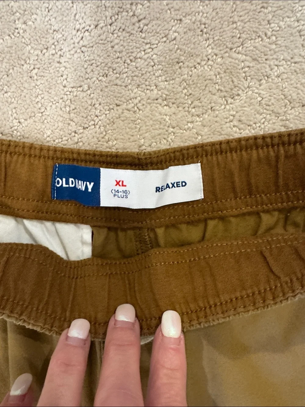 Old Navy Boys Casual‎ Drawstring Shorts in Brown